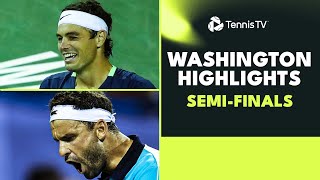 Fritz Faces Griekspoor Evans amp Dimitrov Clash  Washington 2023 SemiFinal Highlights [upl. by Crellen]