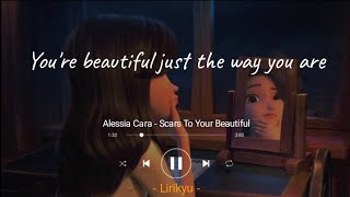 Alessia Cara  Scars To Your Beautiful Lyrics Terjemahan Indonesia [upl. by Diver]