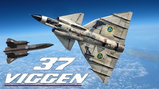 Saab Viggen Multirole Combat Aircraft  An Aircraft That Could Radarlock The SR71 Blackbird [upl. by Fatimah]