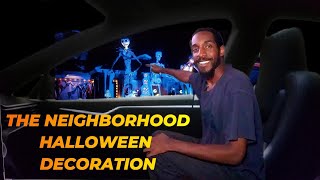 JOYRIDING AROUND THE NEIGHBORHOOD HALLOWEEN DECORATION [upl. by Cresa]