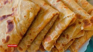 How to make soft layered chapati first cooking vlog [upl. by Sprague]