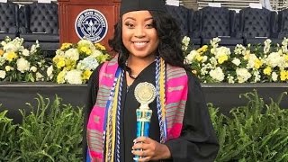 Ilexis Tylisa Lindsey BS Jackson State University Graduation on April 29 2017 [upl. by Ellenoj516]