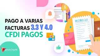 ¿Cómo realizar un recibo de pago a varias facturas 33 y 40 [upl. by Eelrahc]