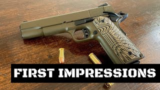 Rock Island Armory 1911 FS A1 First Impressions [upl. by Atsocal190]