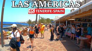 TENERIFE  PLAYA DE LAS AMÉRICAS  Look at the Current Situation ☀️ 4K Walk ● June 2024 [upl. by Mukul286]