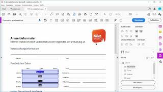 dfSC21  PDF Formulare erstellen [upl. by Soisatsana591]