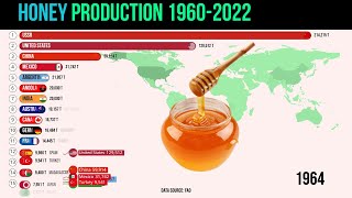 Largest Honey Producing Countries in the World [upl. by Ahsieken]