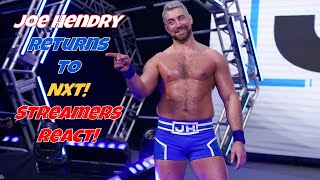 Streamers React  Joe Hendry returns to NxT wwe tna nxt [upl. by Appilihp164]