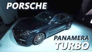 Porsche Panamera Turbo  Salão do Automóvel 2016  Webmotors [upl. by Esinehc]