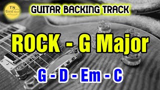 Backing Track G Major G D Em C Rock 85 bpm  TN Backing Track [upl. by Reed]