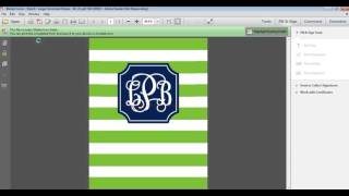 How to add your own monogram to an editable binder cover by AllAboutTheHouse Printables [upl. by Alvie]