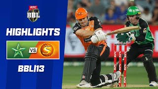 Melbourne Stars v Perth Scorchers  BBL13 [upl. by Edrahc861]