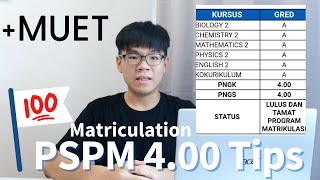 Examinations In Matriculation  About Muet  4 Flat Tips In PSPM [upl. by Morrissey]