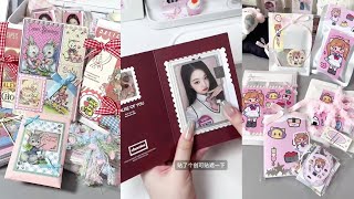 🎀Packing Kpop Photocards ✨ EP206 ASMR Douyin Compilation 🌸Domi ASMR [upl. by Risa]