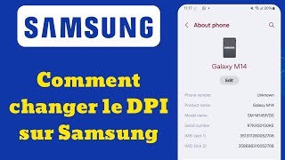 Comment modifier les paramètres DPI du Samsung Galaxy 2014  Comment modifier les DPI [upl. by Iluj565]