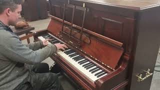 Fully Restored Bluthner Upright Piano demonstration [upl. by Lehplar]