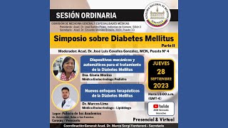 Simposio sobre Diabetes Mellitus Parte II  Gisela Merino  Marcos Lima [upl. by Aleahc]