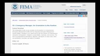 Get FREE College Credits from FEMA [upl. by Gosser698]