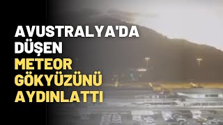 Avustralyada Düşen Meteor Gökyüzünü Aydınlattı [upl. by Arraes]