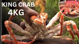 KING SIZE CRAB  4KG  Crab Recipe [upl. by Lisle]