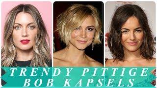 Trendy pittige bob kapsels [upl. by Claudianus]