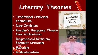 Literary Theories Eng Lit with Dr Abbasi [upl. by Anyak520]