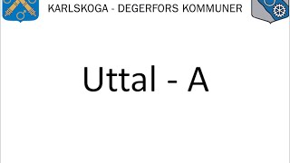 Uttal – A  Vuxnas lärande Karlskoga Degerfors wwwuttalse [upl. by Ahsinaw]