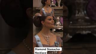 Queen Josefina’s Diamond Stomacher Necklace jewelry princessvictoria royaljewelry [upl. by Ellon]