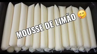 Geladinho Gourmet Mousse de Limão  Rende muito e com faturamento de 100 de lucro [upl. by Anak]