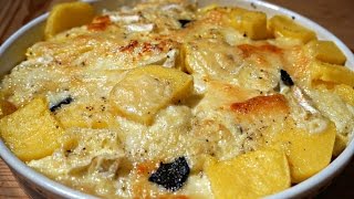 Polenta gratinata con formaggio  in 10 nel microonde  Polenta w cheese [upl. by Darda]