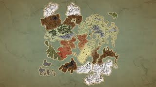 Wonderdraft Epic Fantasy Map Timelapse quotVallorasquot WorldMap Download [upl. by Cannice]