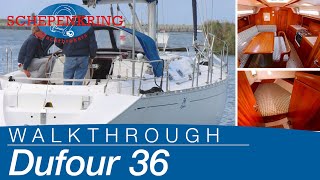 Dufour 36 for sale  Yacht Walkthrough   Schepenkring Lelystad  4K [upl. by Breed]