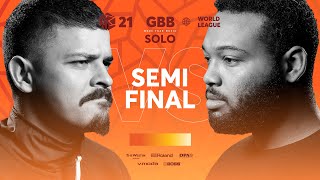 Colaps 🇫🇷 vs King Inertia 🇺🇸  GRAND BEATBOX BATTLE 2021 WORLD LEAGUE  Semi Finals [upl. by Aurie]