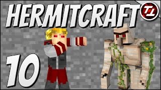 Hermitcraft V 10  New Iron Farm Design [upl. by Anahcar]