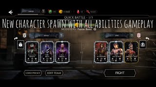 new character spawn gameplay with all abilities MK MOBILE [upl. by Middendorf]