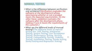 Infosys RealTime Manual Testing Interview Questions for exp 1 to 3 yrs manualtesting Shorts5 [upl. by Hailee905]