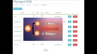 CARA MEMBUAT SUBDOMAIN DI BLOGGER MUDAH 2022 I DOMAIN DI RUMAH [upl. by Latsyc105]