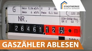 Gaszähler ablesen [upl. by Butta]