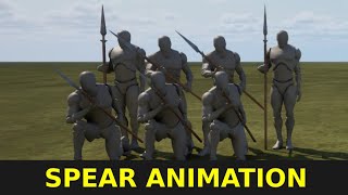 Spear  Staff  Polearm Animation Pack Showcase [upl. by Worth]