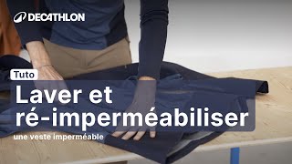 TUTO  Comment laver et réimperméabiliser une veste imperméable   Decathlon [upl. by Tarr301]