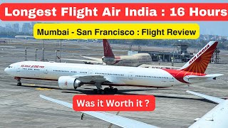 Air India Flight Review Economy Class  Mumbai  San Francisco  Boeing 777200 LR [upl. by Ativak380]