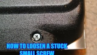 BEST WAYS TO LOOSEN A STUCK SMALL SCREW [upl. by Ardnuaed]