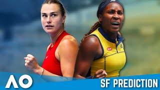 SABALENKA vs GAUFF Australian Open 2024 SF  Prediction [upl. by Kari]