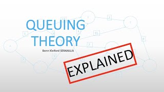 Queuing Theory Tutorial  QueuesLines Characteristics Kendall Notation MM1 Queues [upl. by Oreves]