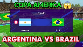 ARGENTINA VS BRASIL COPA AMERICA 2021 FINAL [upl. by Annod]