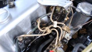 Mercedes W123 240D Engine start [upl. by Anilecram821]