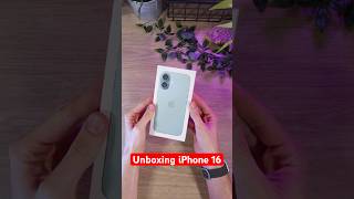 Unboxing iPhone 16 📦 [upl. by Adnalay]