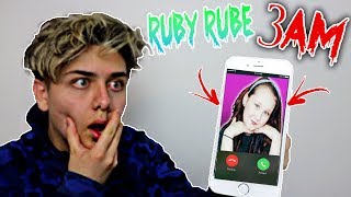 CALLING RUBY RUBE AT 3AM OMG SO SCARY [upl. by Lerej585]