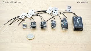 FrSky  Übersicht über alle 24Ghz Empfänger aus der RReihe in 2019 DEUTSCH [upl. by Hillard154]