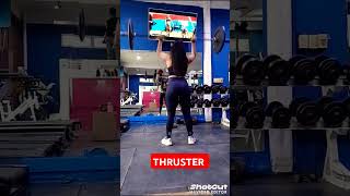 THRUSTERS thruster crossfit cross gym viralshorts [upl. by Laval]